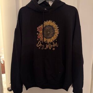 PAWZ Black Dog Mom Hoodie